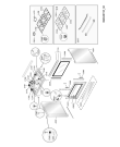 Схема №4 ACM 244/BL с изображением Крышечка для духового шкафа Whirlpool 482000022179