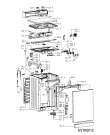 Схема №2 AWV 649 с изображением Люк и обрамление для стиральной машины Whirlpool 481244019544