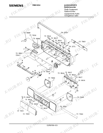 Схема №5 RM918G4 с изображением Инструкция по эксплуатации для звукотехники Siemens 00530712