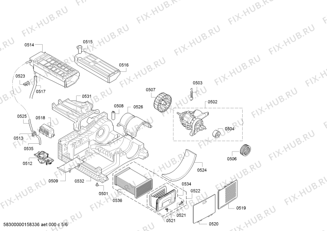 Схема №6 WTE84105GB с изображением Панель управления для электросушки Bosch 00700833