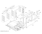 Схема №6 HEB73D351 с изображением Фронтальное стекло для плиты (духовки) Bosch 00688282