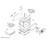 Схема №6 HLN424350V с изображением Панель управления для духового шкафа Bosch 00663346