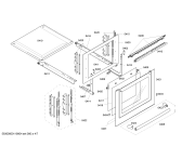 Схема №7 HLN653420F с изображением Фронтальное стекло для электропечи Bosch 00476496