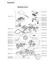Схема №1 RO4232IA/410 с изображением Рамка, решетка, корпус фильтра для электропылесоса Rowenta RS-RT2531