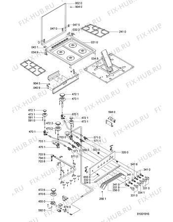 Схема №2 ACM 388 WH с изображением Диод для плиты (духовки) Whirlpool 481213488029