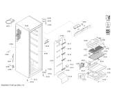 Схема №3 3GF8661P с изображением Дверь морозильной камеры для холодильной камеры Bosch 00712637
