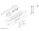 Схема №6 SN26T295GB с изображением Передняя панель для посудомойки Siemens 00706785