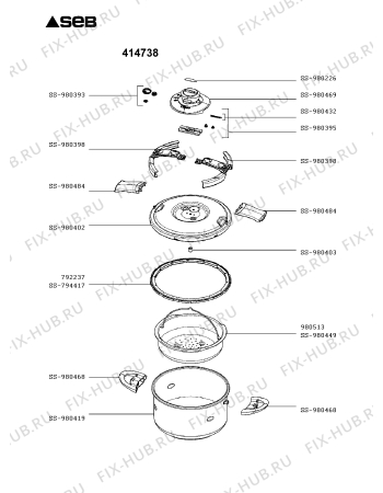 Схема №1 414200 с изображением Сотейника Seb SS-980226