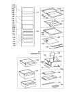 Схема №1 S60370-KA с изображением Полка для холодильной камеры Aeg 2054559337