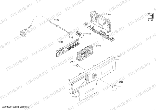 Схема №6 CWK3N200IL с изображением Кабель для сушильной машины Bosch 10000976