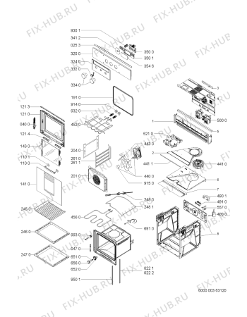 Схема №1 AKZ 168/01 WH с изображением Обшивка для электропечи Whirlpool 481245248764