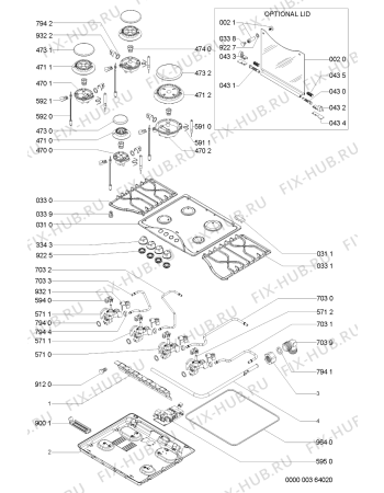 Схема №1 AKM533IX (F091855) с изображением Руководство для электропечи Indesit C00362471