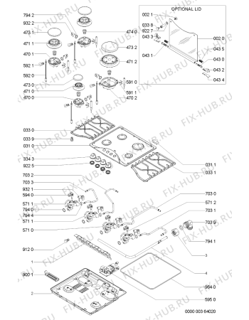 Схема №1 AKM533IX (F091855) с изображением Руководство для духового шкафа Indesit C00362472