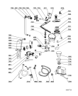 Схема №3 ADP 451 IX с изображением Часть корпуса для электропосудомоечной машины Whirlpool 480140101148