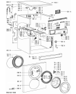 Схема №2 WA 5560 с изображением Декоративная панель для стиралки Whirlpool 480111102874