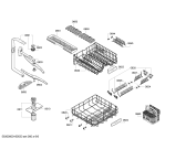 Схема №6 SMV53N00EU с изображением Передняя панель для посудомоечной машины Bosch 00706135