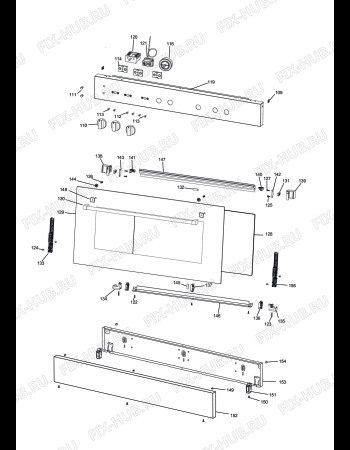 Взрыв-схема плиты (духовки) DELONGHI YEMX 965 - Схема узла 5