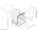 Схема №5 SMS46KI00E SilencePlus, Serie 4 с изображением Передняя панель для посудомоечной машины Bosch 11020058