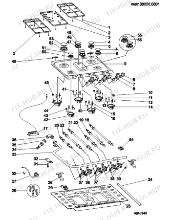 Схема №1 G760FX (F028791) с изображением Шланг для духового шкафа Indesit C00093699
