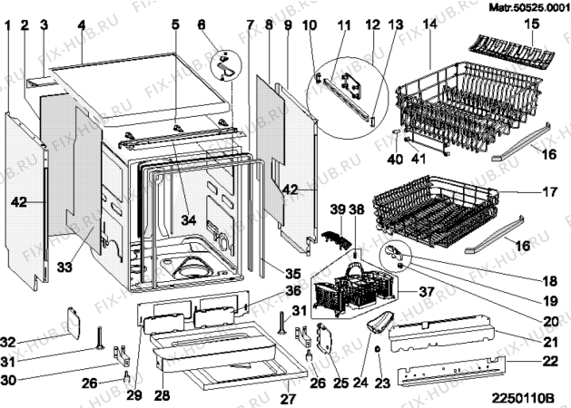 Схема №5 LF70XIT (F037347) с изображением Сенсорная панель для посудомоечной машины Indesit C00119470