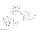 Схема №5 HLN423040E с изображением Стеклокерамика для духового шкафа Bosch 00244236