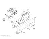 Схема №5 SE5GNF1 с изображением Передняя панель для посудомойки Bosch 00443075