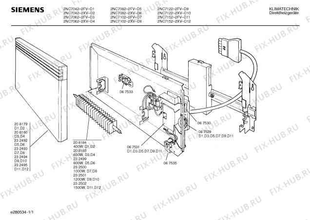 Схема №1 2NC7122-2F с изображением Сенсор для комплектующей Bosch 00067535