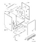 Схема №1 F77000W0P/AU с изображением Запчасть для посудомойки Aeg 1171560319
