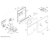 Схема №6 DWHD410HPR с изображением Панель управления для посудомойки Bosch 00677540