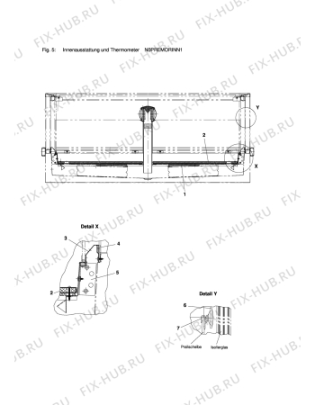 Взрыв-схема холодильника Carrier PREMOR1585G - Схема узла Internal parts