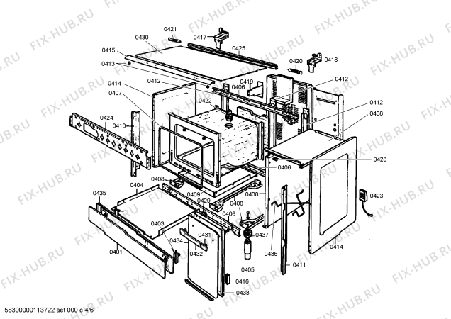 Схема №5 HG19921NE с изображением Панель управления для электропечи Siemens 00475500