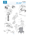 Схема №1 YE 5274ES BLU TRASP с изображением Блок управления для пылесоса DELONGHI 5191103100