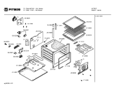 Схема №5 P1C7606P с изображением Панель управления для плиты (духовки) Bosch 00354034