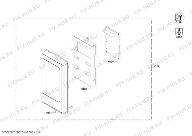 Схема №4 HMV5052C Bosch с изображением Терморегулятор для свч печи Bosch 00617234