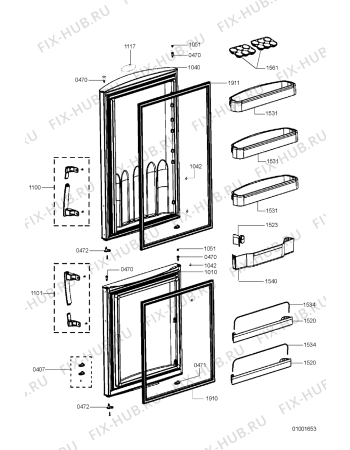 Схема №3 ARC 8120 AL с изображением Сенсорная панель для холодильника Whirlpool 481221479966