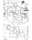 Схема №2 AQUASENSE 1400 с изображением Микропереключатель для стиралки Whirlpool 481228210197