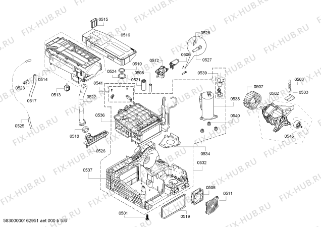 Схема №6 WT44W180FF IQ500 selfCleaning condenser с изображением Панель управления для сушильной машины Siemens 00743933