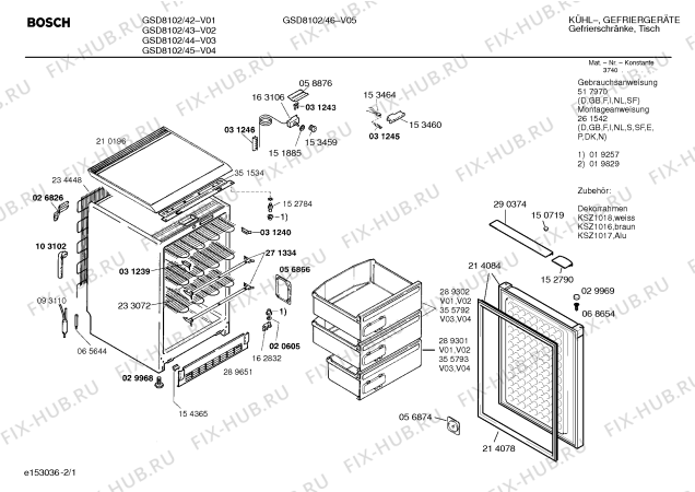 Схема №2 GSD8102 с изображением Дверь для холодильной камеры Bosch 00214084