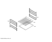 Схема №6 HGG223123E с изображением Внутренняя дверь для духового шкафа Bosch 00711954