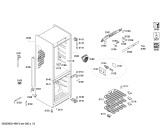 Схема №2 KG33VX08 с изображением Дверь морозильной камеры для холодильника Siemens 00685582