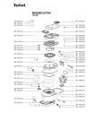 Схема №1 RK805E32/79A с изображением Часть корпуса для электромультиварки Tefal SS-995204