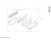 Схема №1 HEZ381401 с изображением Вентиляционный канал для духового шкафа Siemens 11019279