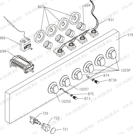 Взрыв-схема плиты (духовки) Gorenje K2703WD (232288, K41B2-224V) - Схема узла 04