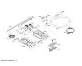 Схема №2 HII8055C с изображением Модуль управления для плиты (духовки) Bosch 11019143