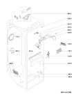 Схема №9 MSZ 900 DF (UK) с изображением Дверка для холодильной камеры Whirlpool 480132103121