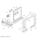 Схема №5 SE35M273EU с изображением Передняя панель для посудомоечной машины Siemens 00441026