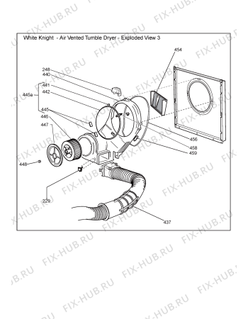 Схема №3 031244A1500A - C44A7 с изображением Тумблер для сушилки Whirlpool 481227138529