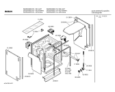 Схема №5 SE55A432EU с изображением Инструкция по установке/монтажу для посудомоечной машины Bosch 00587444