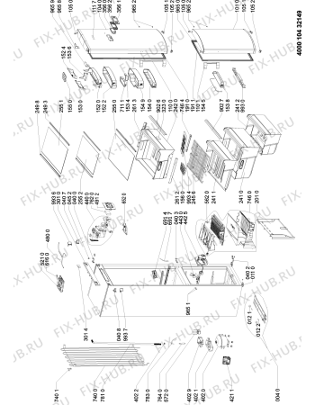 Схема №1 KGN340 PROFRESH A++ с изображением Сенсорная панель для холодильной камеры Whirlpool 480132102951
