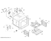 Схема №5 BO250101 с изображением Панель для плиты (духовки) Bosch 00681116